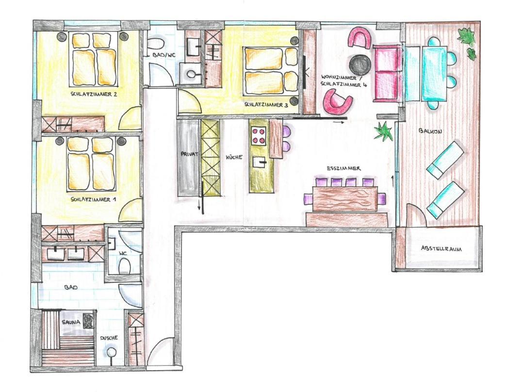 Verwall Apartment Arlberg - Mit Sauna, Balkon Und Skiraum Вальд-ам-Арльберг Экстерьер фото